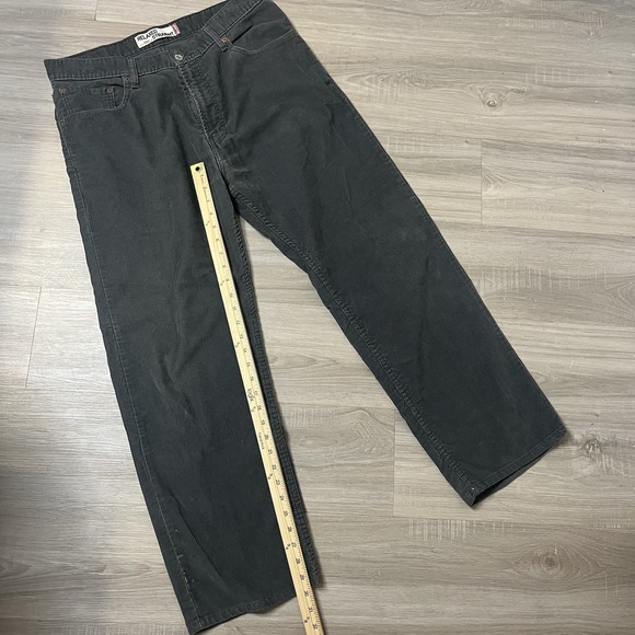 Levi's 559 Men's Black Corduroy Pants Vintage Relaxed Straight 36x30 Y2K - Picture 10 of 10